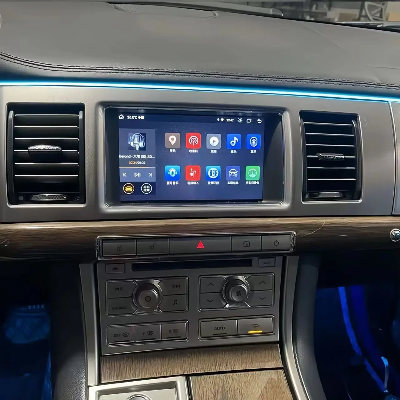 Carplay Android 13 8 + 256G IPS экран DSP для Jaguar XF X250 2007-2015 Автомобильный стерео мультимедийный