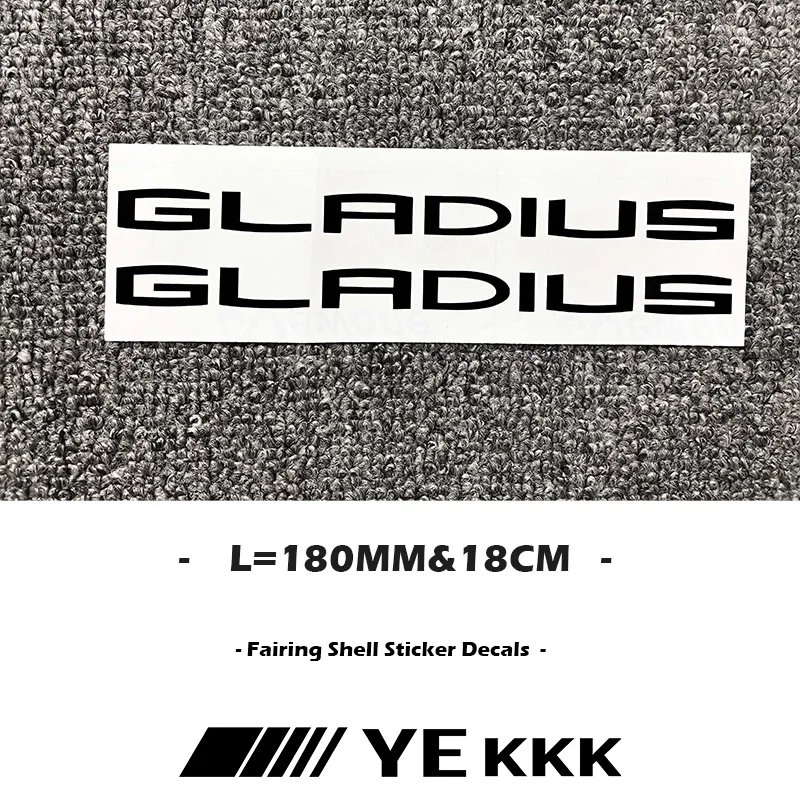 2X 180MM Motorcycle Fairing Shell Hub Head Shell Fuel Tank Sticker Decal For SUZUKI SFV 650 GLADIUS Sticker Decal