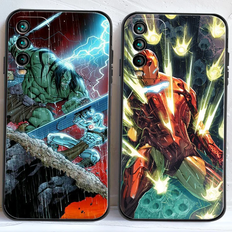 

Marvel Spiderman Iron Man Phone Cases For Xiaomi Redmi 7 7A 9 9A 9T 8A 8 2021 7 8 Pro Note 8 9 Note 9T Cases Funda Soft TPU
