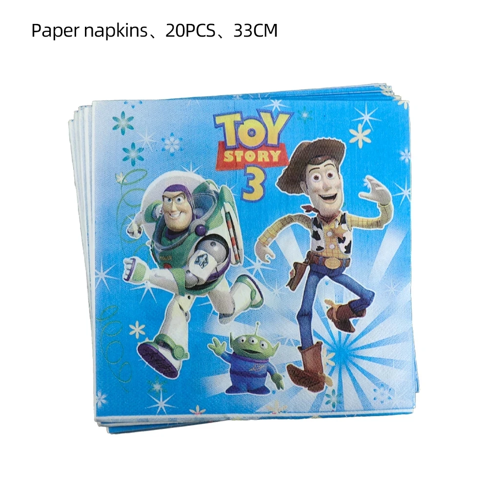 Украшения для темативечерние историй игрушек одноразовая посуда бумажные