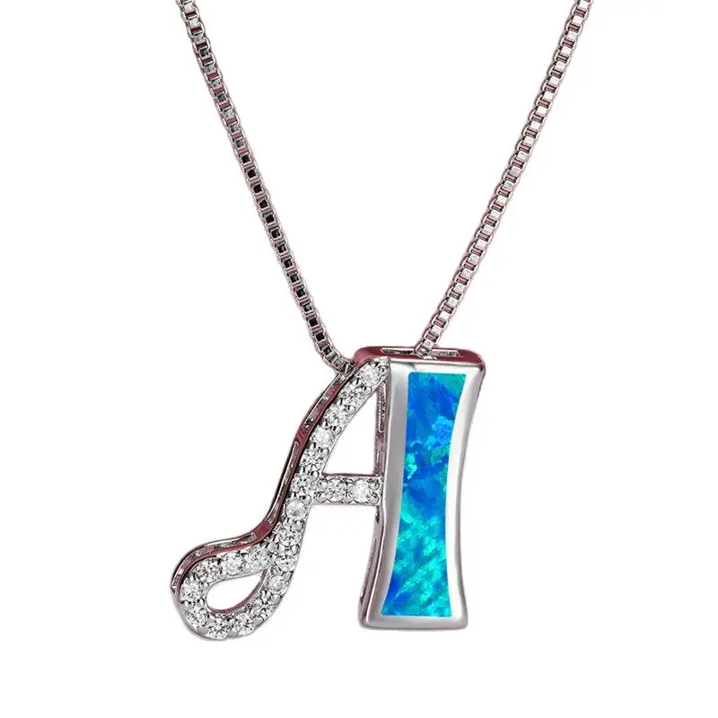 

JLP2073 очаровательное элегантное милое простое блестящее опаловое ожерелье с подвеской ювелирные изделия для женщин Подарки