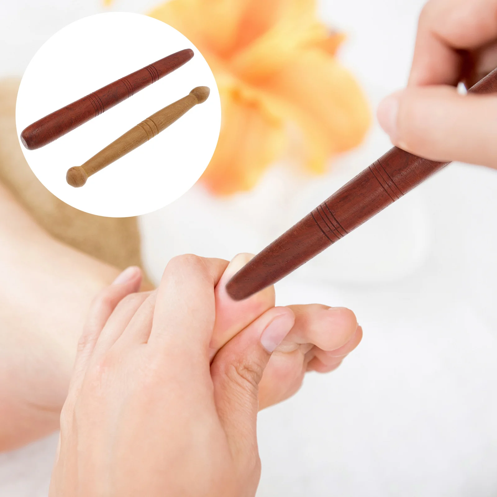 Деревянная акупунктурная палочка массажный инструмент для точечного массажа