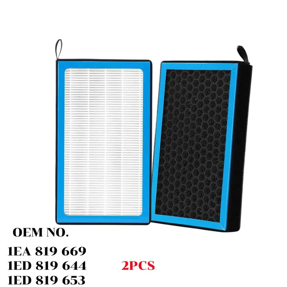 Для VW ID4 ID.3 ID6 2024 2023 2022 воздушный фильтр в салон автомобиля с активированным углем и сеткой с сотовым ароматом, кондиционер для обновления