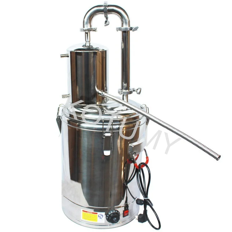 30L/40L/50L/60L Distiller Stainless Steel Bar Household Equipment Wine Limbeck Distilled Water Baijiu Vodka Maker Brew Whisky