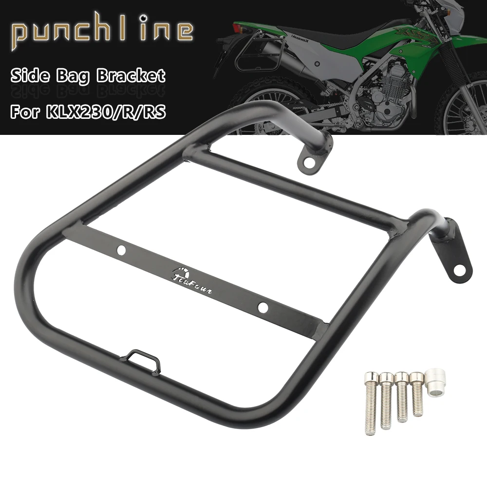 

Fit KLX 230 2020-2023 Left Side Bag Bracket For KLX 230 R KLX230R KLX230R S 2021-2023 Right Side Trunk Bag Support