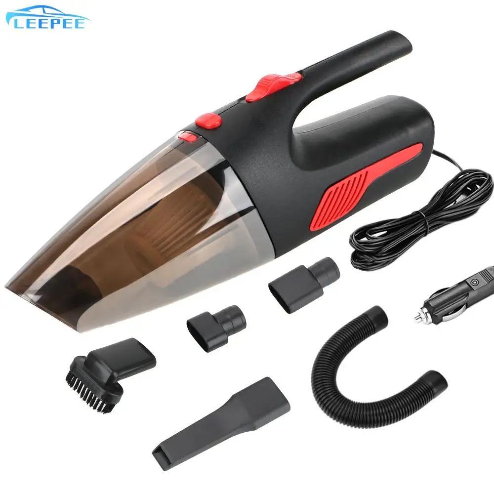 

LEEPEE Cordless/Car Plug Cleaner for Car Home Handheld Car Vacuum 120W 12V 5000PA Super Suction Wet/Dry Dual-Use Powerful