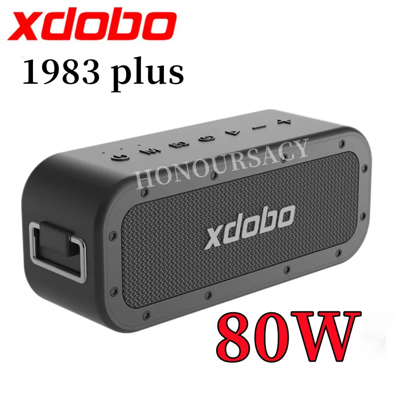 Сабвуфер XDOBO 1983 PLUS, портативный сабвуфер высокой мощности для езды на улице, Bluetooth, аудио, водонепроницаемый, для домашнего кинотеатра, беспроводной, Bluetooth