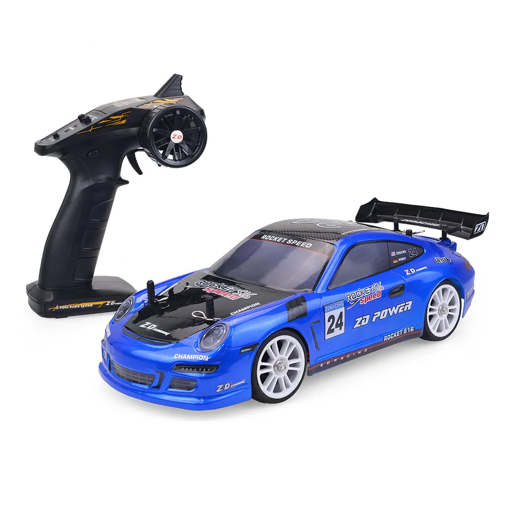 

ZD Racing 9047 1/16 Scale 2.4GHz RC Car 4WD 30A Brushless ESC ROCKET S16 Tourning Rc Car RTR Outdoor Toys
