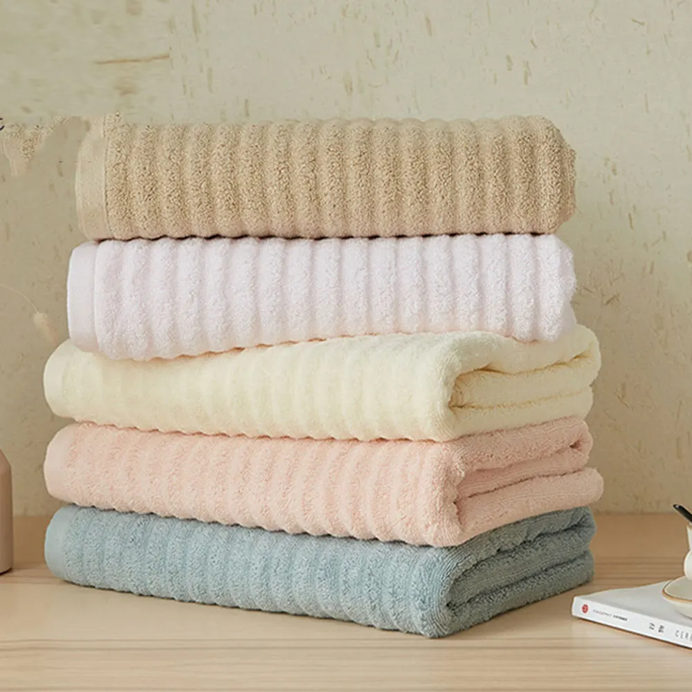 

Хлопковое банное полотенце для взрослых, абсорбирующее быстросохнущее спа-полотенце для душа и лица, Пляжная ткань 70x140 см ZF0092