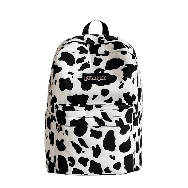 LEOPARD CANVAS Женские рюкзаки на молнии 2025 Новые высококачественные сумки большой