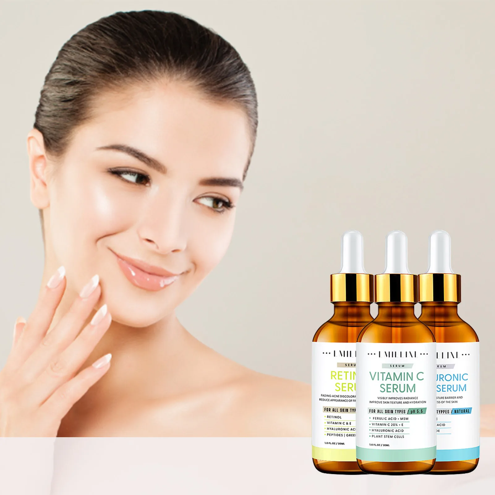 

Retinol-Essence For Face Anti-Aging Essence Dark Spot Corrector Hyaluronic Acid Essence Vitamin C Oil For Lines Wrinkles