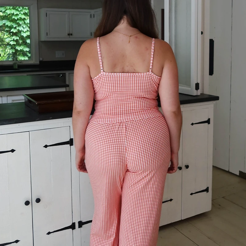 Комплект для отдыха из 2 предметов с винтажным графическим принтом летняя майка