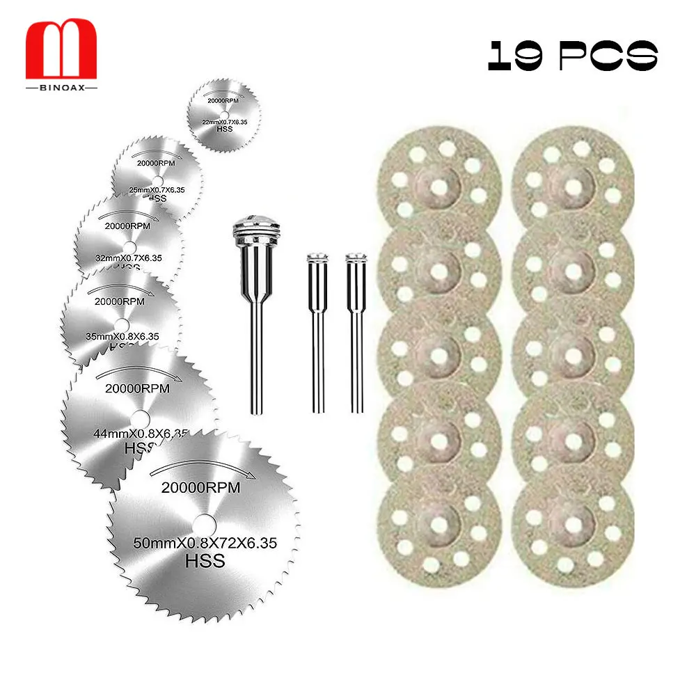 

BINOAX 10 шт. режущее колесо из быстрорежущей стали отрезные диски поворотные инструменты с покрытием оправка 22 мм Алмазная металлическая резк...