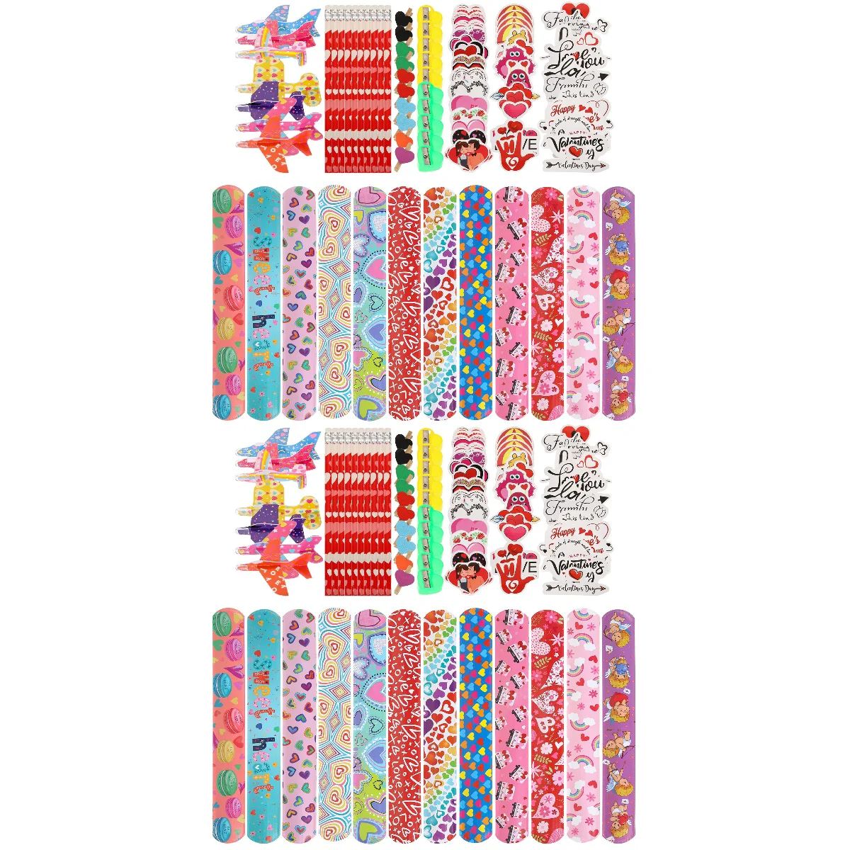 

2 Sets of Valentine's Day Stationery Gifts Classroom Exchange Party Favors Kids