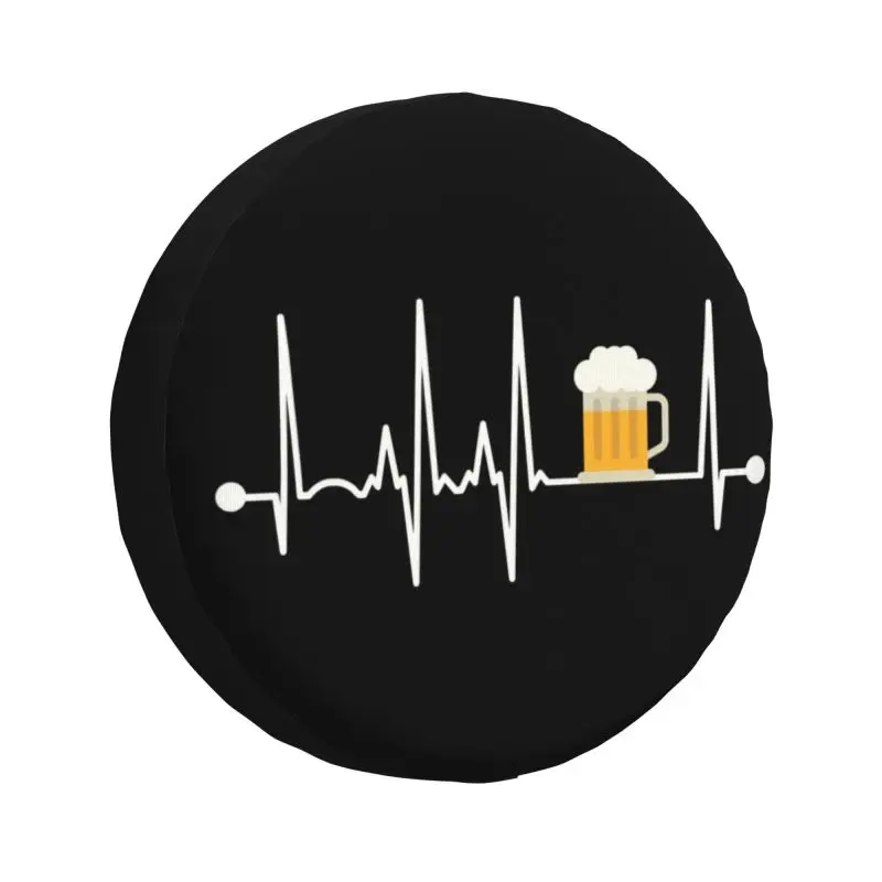 

Custom Beer Heart Beat запасная крышка для шин 14 "15" 16 "17", автомобильный протектор колеса