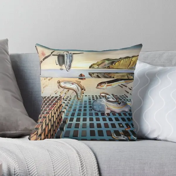 

Salvador Dali The Disintegration Of Th Printing Throw Pillow Cover Square Soft Decor Anime Cushion Pillows not include