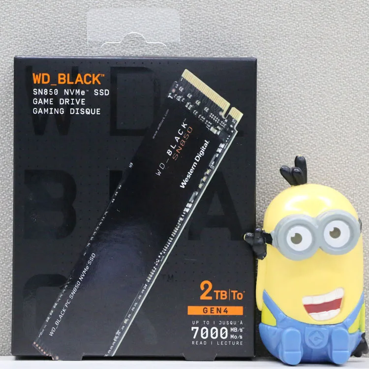 

NEW original WD Internal Solid State Drive M2 Black SN850 SSD 2TB M.2 2280 SSD NVMe Gen4 PCIE4.0 support PS5
