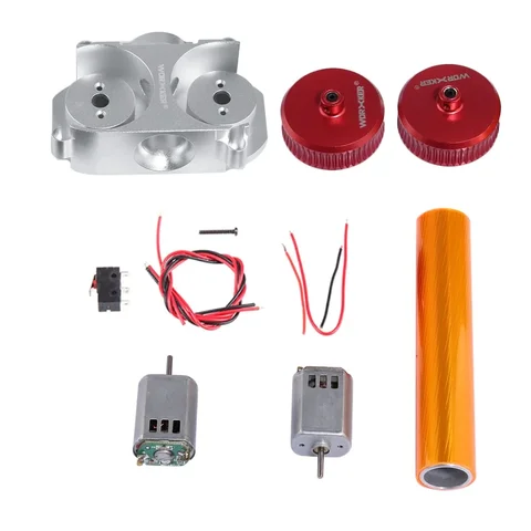 Набор модифицированных деталей для рабочих, игрушечные аксессуары для Nerf STF/CS-18(high fps) -красный, серебристый