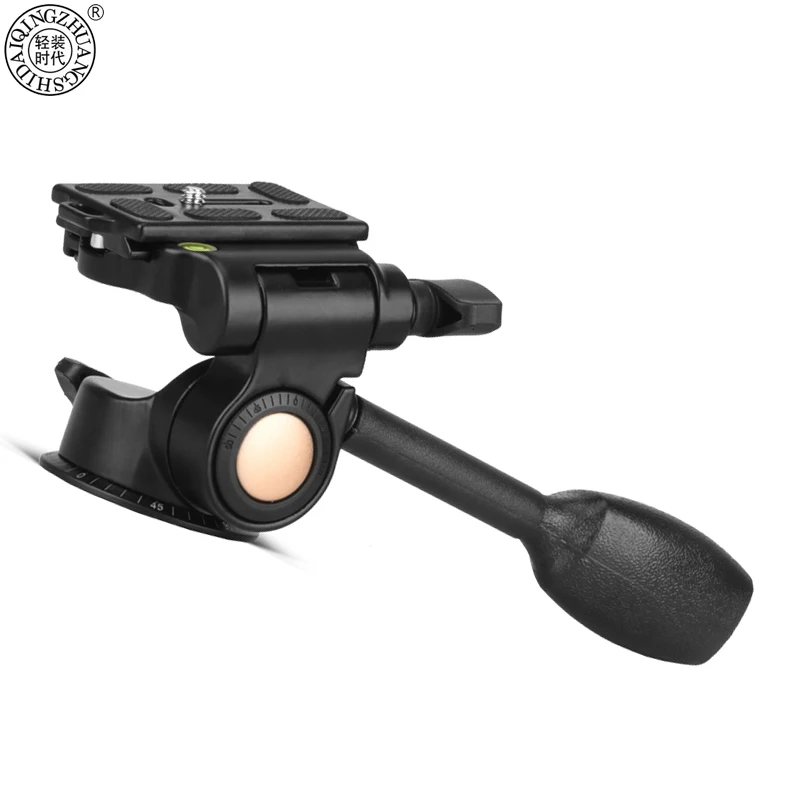 Штатив QZSD из алюминиевого сплава 3-полосная головка для камеры DSLR