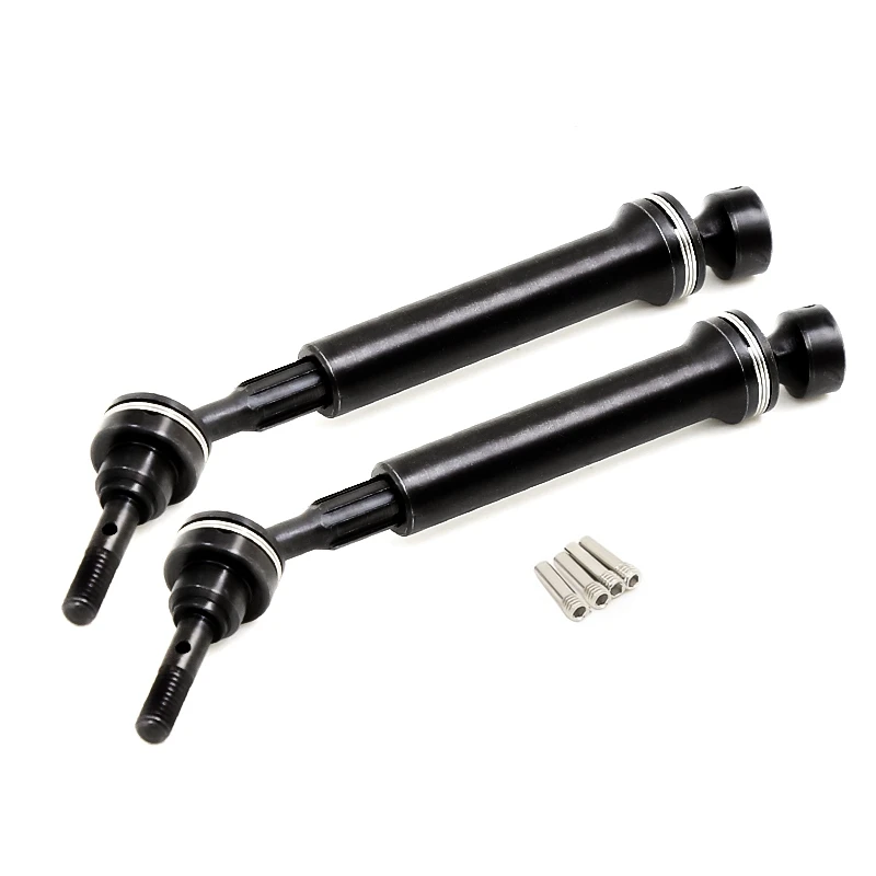 2Pcs Steel Front/Rear CVD Drive Shaft for RC Car Traxxas 1/16 Mini E-Revo Summit SLASH 4WD,7151