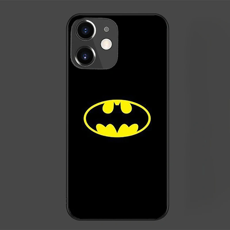 Batman LOGO Black mobile phone cover For IPhone 11 7 8P X XR XS XS MAX 11 12pro 13 pro max 13 promax Soft Shell Phone Case