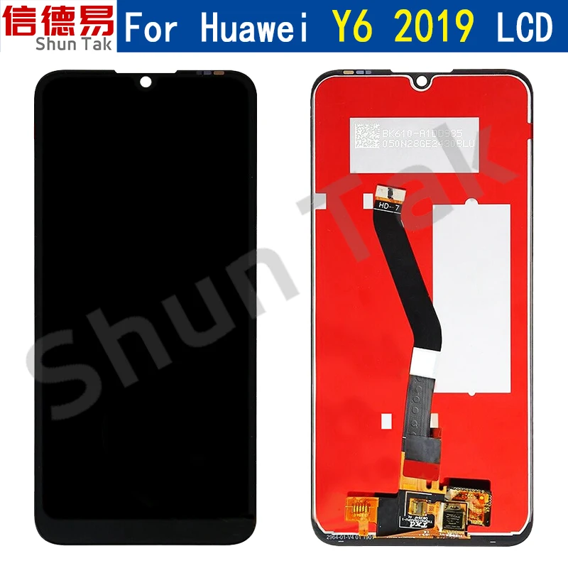 

6.09'' Original For Huawei Y6 2019 LCD Display Touch Screen Digitizer Replacement For Huawei Y6 2019 MRD-LX1F LX1 LX3 LX1N Lcd