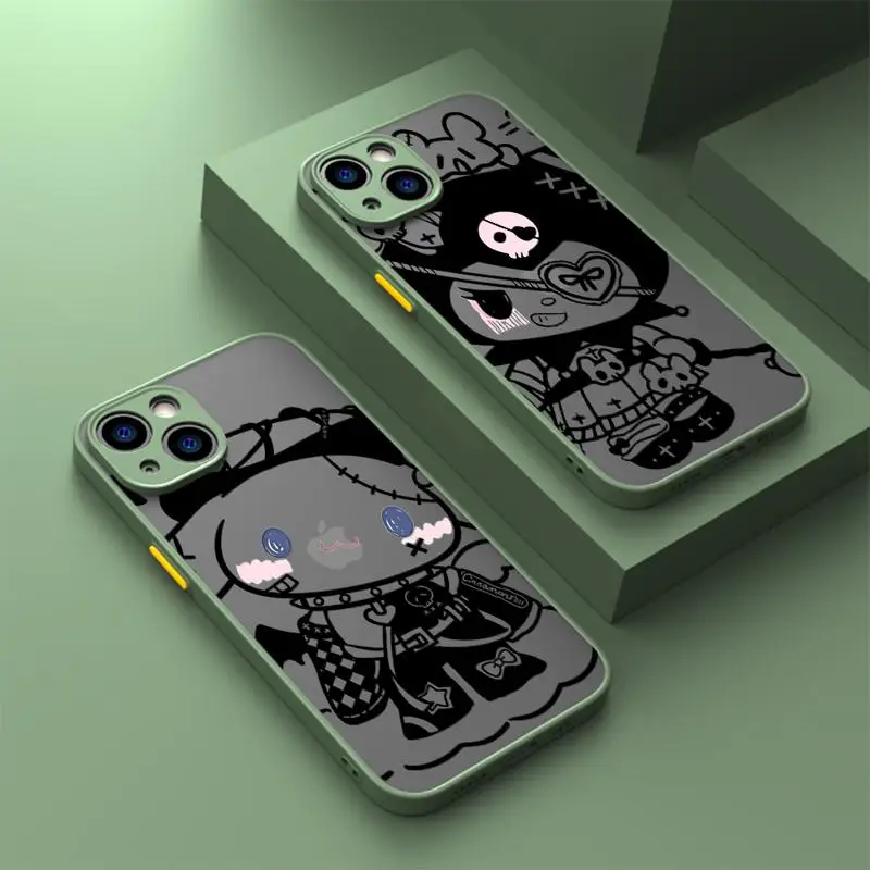 phone case for Apple iPhone 11 Pro Max 15 13 14 Plus 8 12 Mini SE XS Protective Sleeve Cover funda Super Cartoon Kurome Melodys