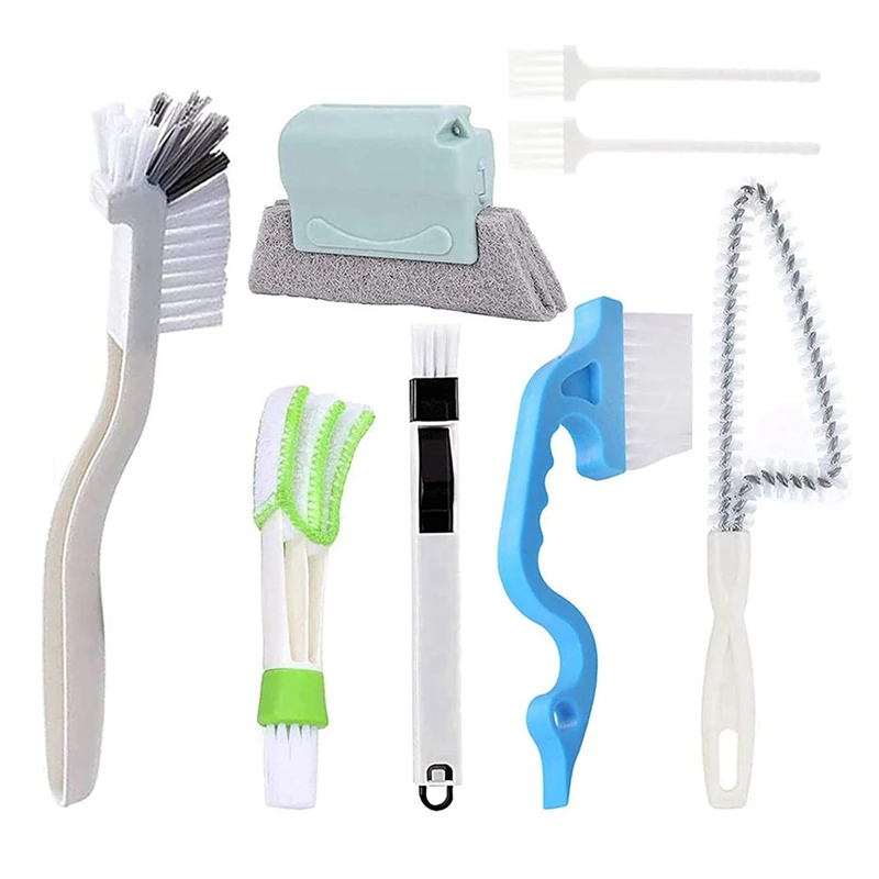 

8 шт., пластиковые щётки для чистки окон и скольжения