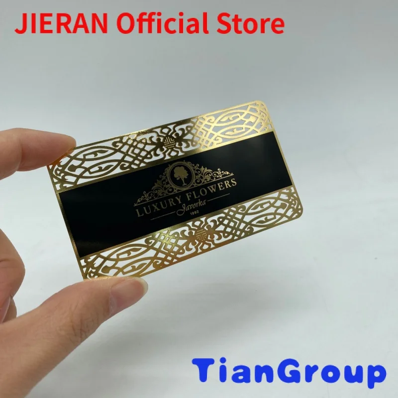 

DU metal business cards