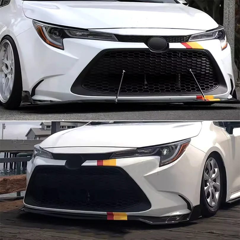 Классическая Трехцветная полосатая наклейка в стиле ретро 2 шт. наклейки на