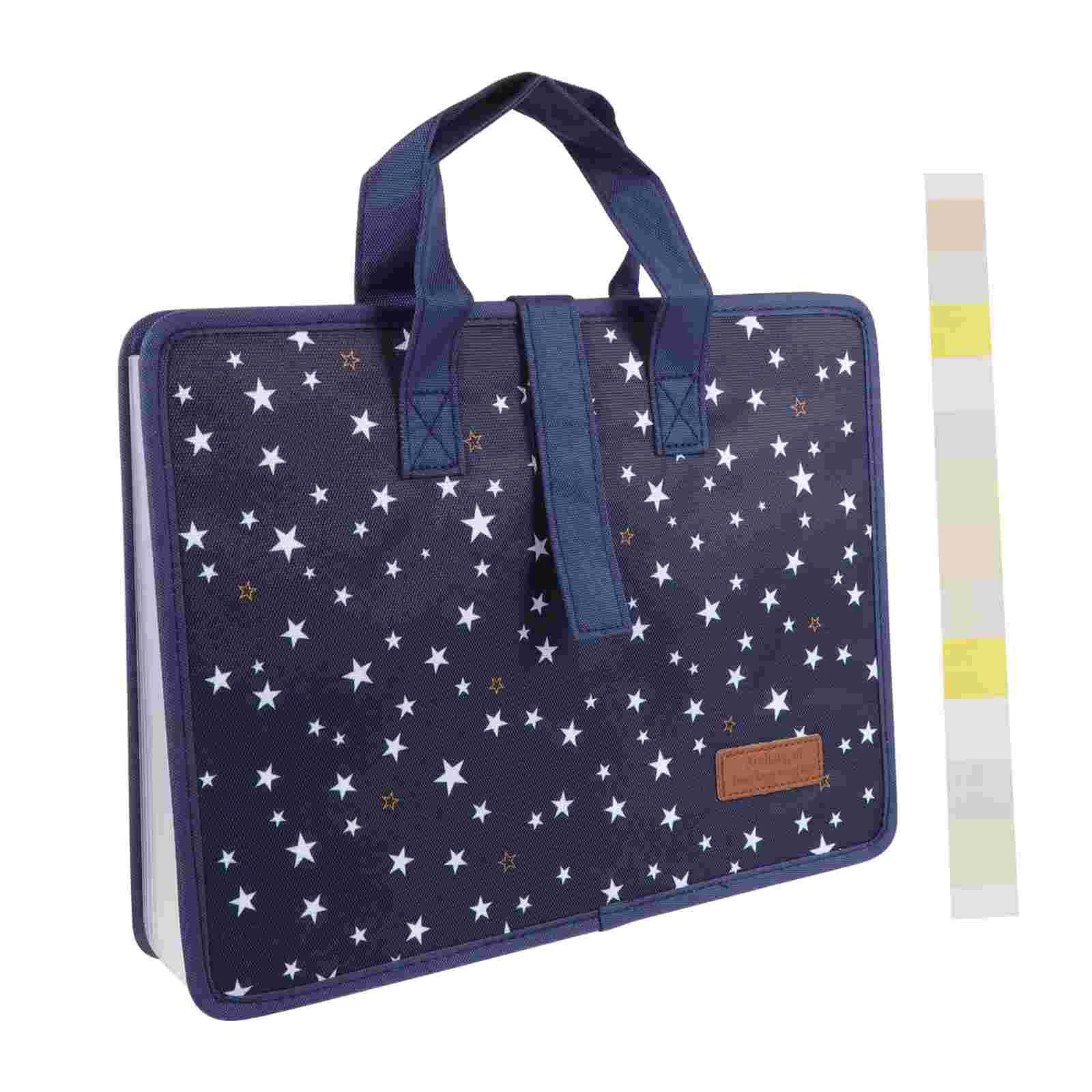 

Portable Folder Expanding File Pockets Organizer Document Storage Durable A4 Bag Multi-layer Plastic Folders