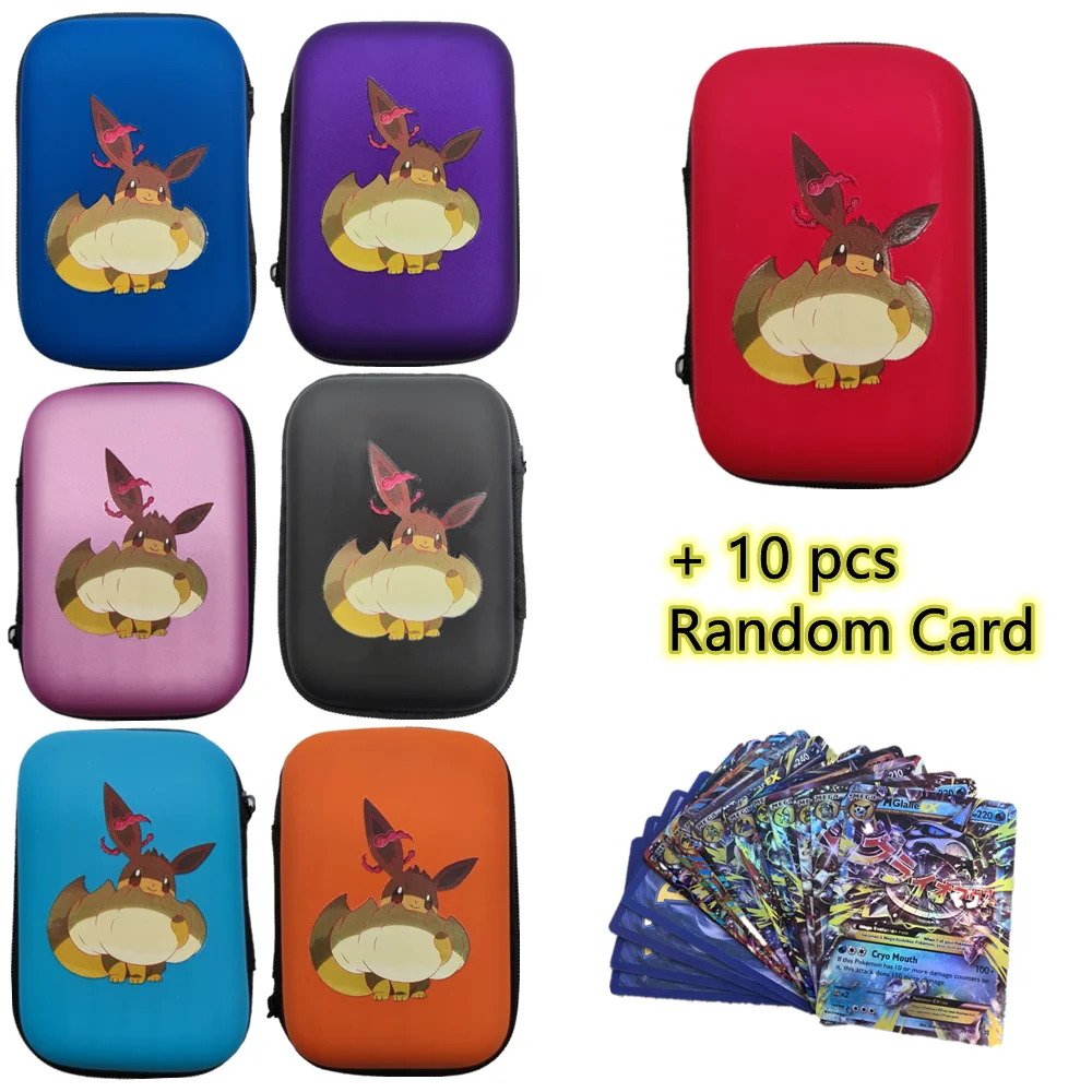 

50 Capacity Cards Holder Album Hard Case Card Holder Pokemon Pikachu Game Cards Book Holder Pokemon Cards Pokemon Gx MEGA