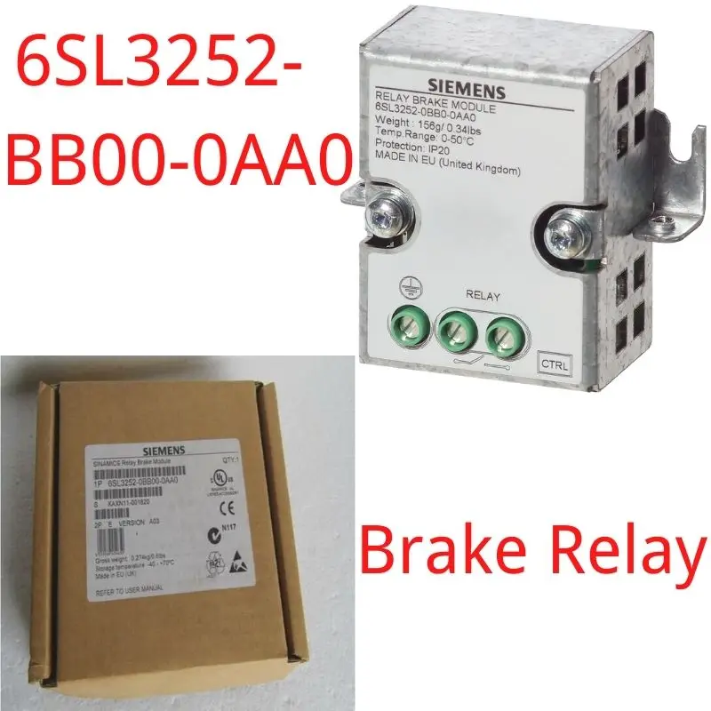 

6SL3252-0BB00-0AA0 Brand New SINAMICS Brake relay for Power Module