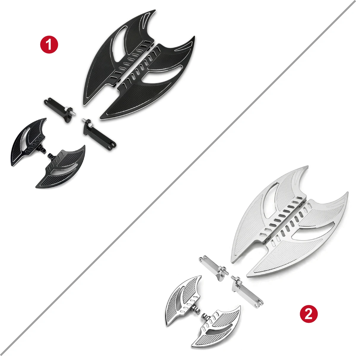 Драйвер пассажирские половицы для harley street glide Ultra Classic FLHTCUTG Limited Low footboards road king FLHR