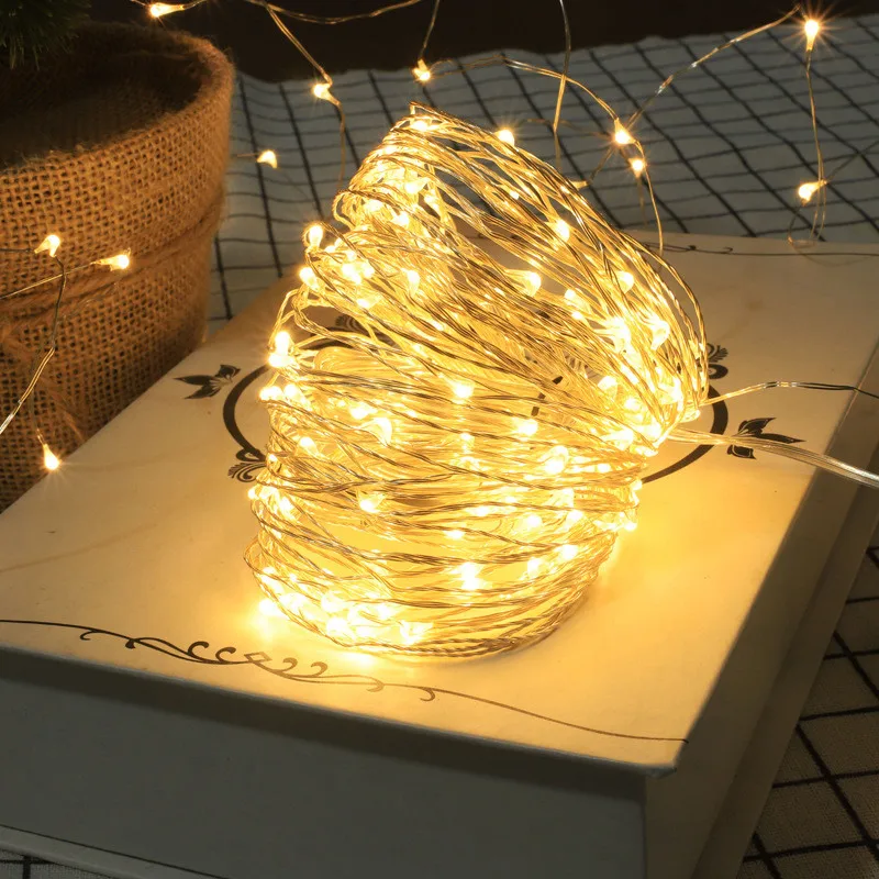 

Fairy LED String Lights1M - 10M Decorations for Home Christmas Pretty Garland Garden Decor Outdoor Holiday Lighting Decorations