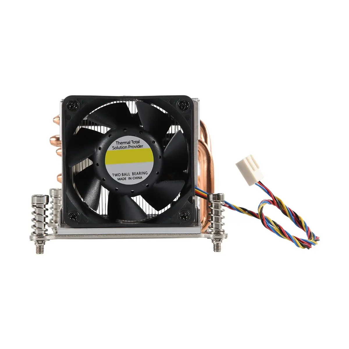 Фото Кулер (ABPO) LGA2011-R63 150 Вт для LGA 2011, радиатор 2U с 4 тепловыми трубками, квадратный тип LGA2011, межцентровое расстояние 80 мм x 80 мм, радиатор охлаждения №4