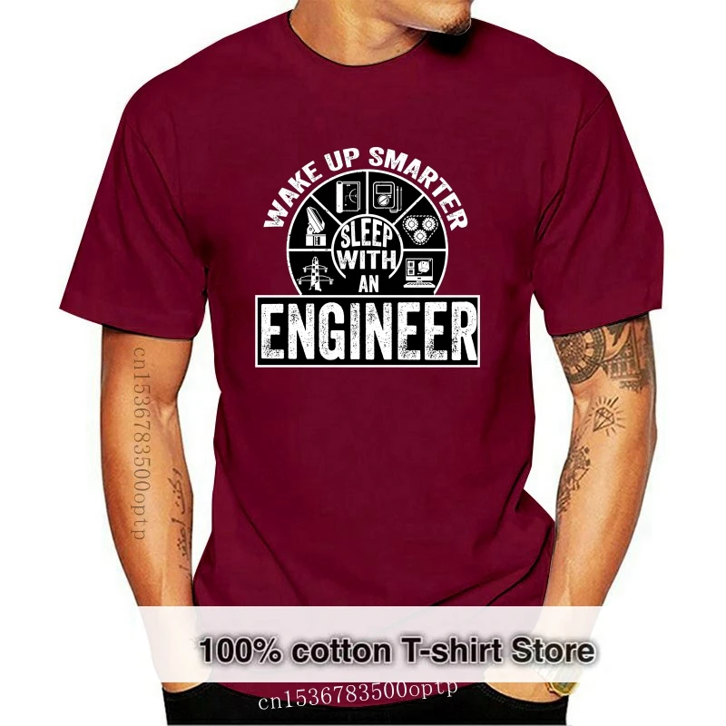 

2019 Summer Cool Tee Shirt Engineer T-shirt Funny Engineering Tee Shirt Gift For Engineer Wake Up T-shirt Funny T-shirt