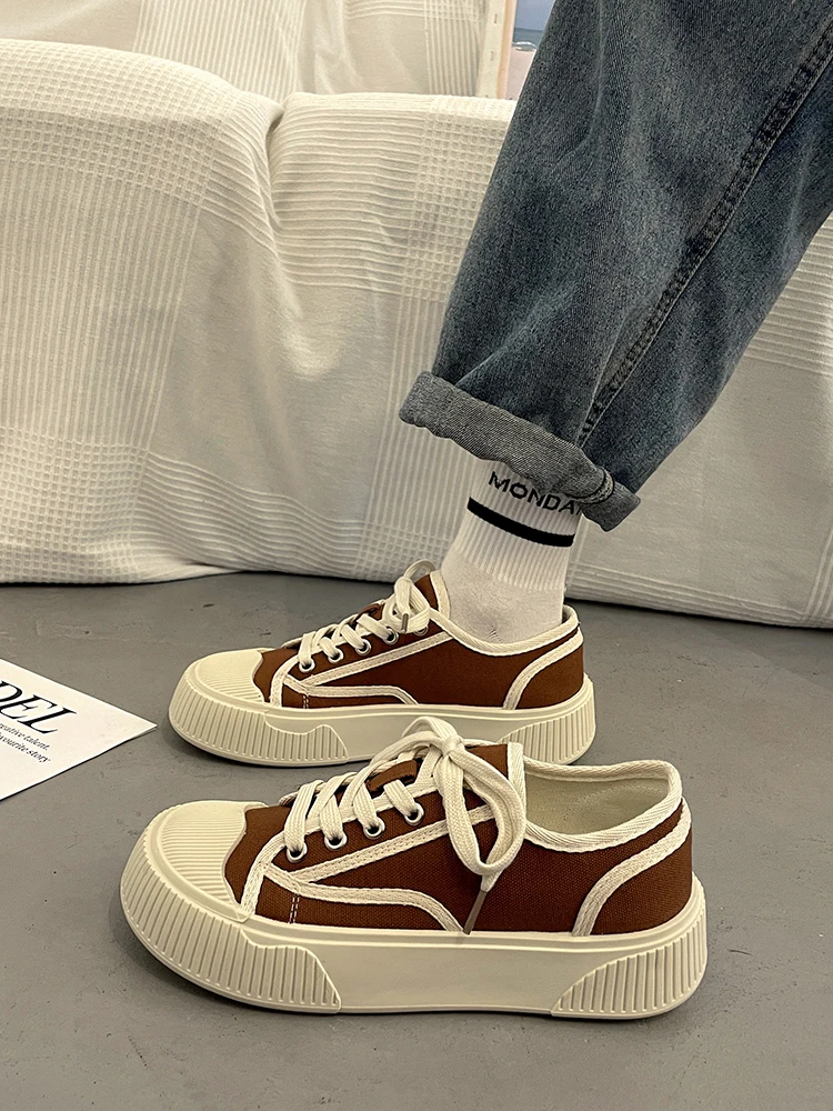 

Sports Shoes Lady Clogs Platform Casual Female Sneakers All-Match Round Toe Women Modis Basket New Creepers Summer 2022 Cross Fl
