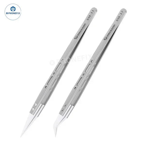 

Механик SM-11 SM-17 Керамический пинцет с летающей проволокой и изоляцией, антимагнитные, антистатические, прецизионные насадки для ремонта телефонов