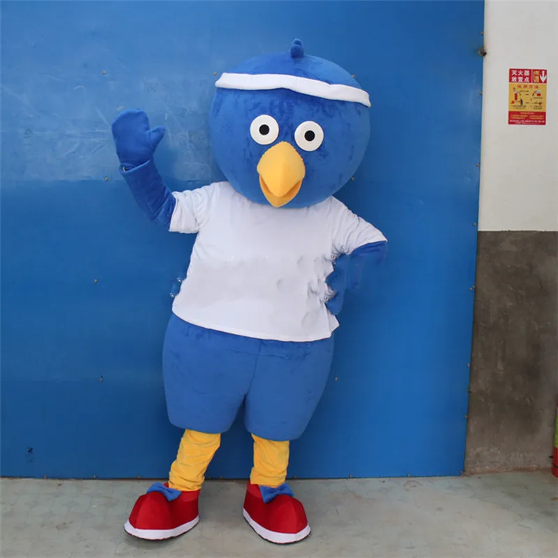 

Blue Bird Mascot Costume Suits Cosplay Party Game Fancy Dress Outfits Carnival Halloween Xmas Easter Adults Christmas Parade New
