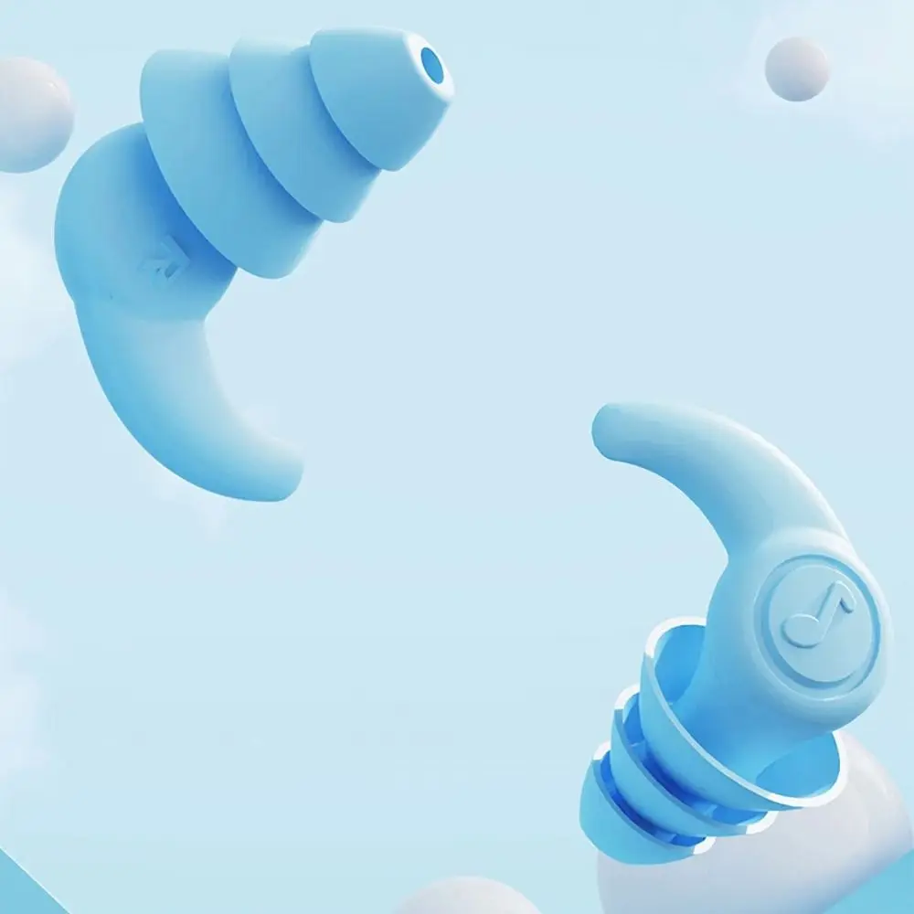 Силиконовые Беруши Защита От Шума Водонепроницаемые Для Плавания Дайвинга