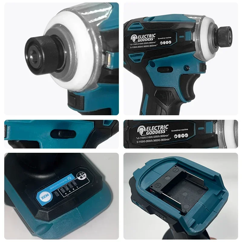 DTD171 180 Нм Электрическая богиня Бесщеточная аккумуляторная электрическая