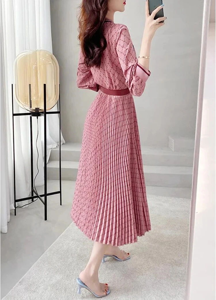 Новинка весенне-осеннее офисное женское модное повседневное платье