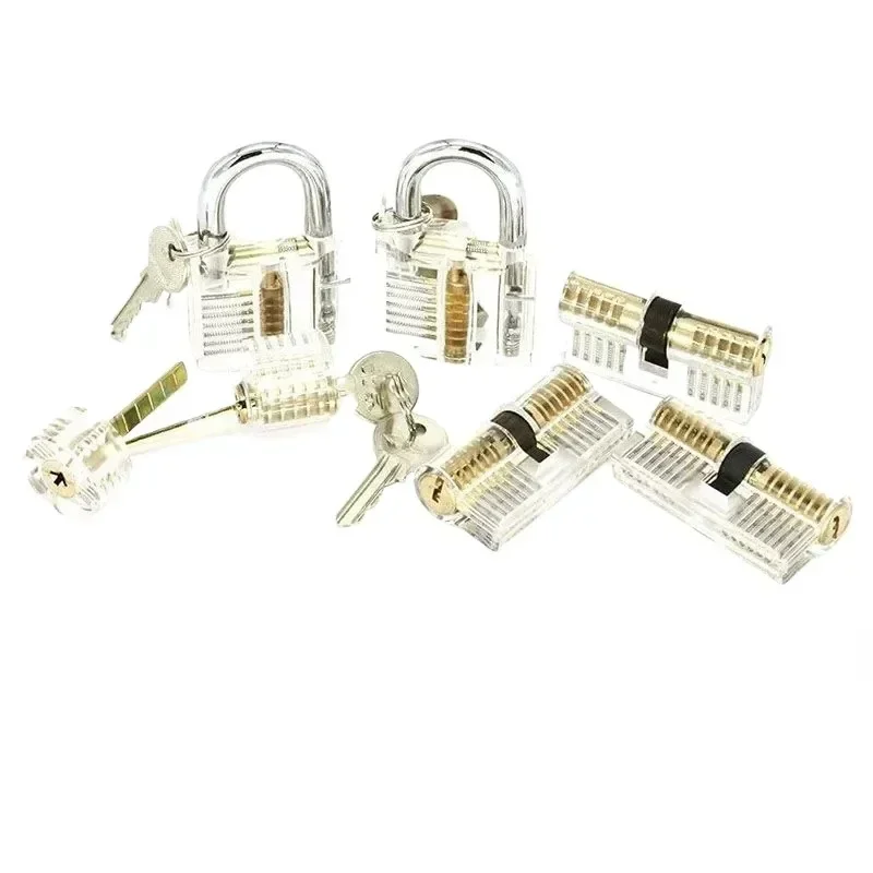 Предоставляем 7 прозрачных замков для слесарных учителей и персонала.