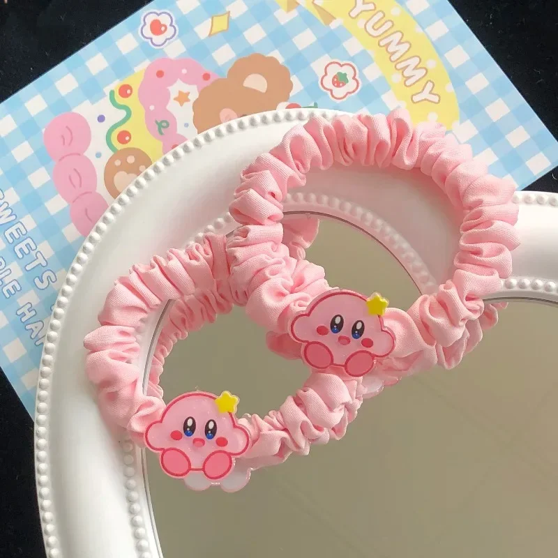 Набор заколок для волос Kirby мультяшный аниме милая детская веревка BB-зажим модные