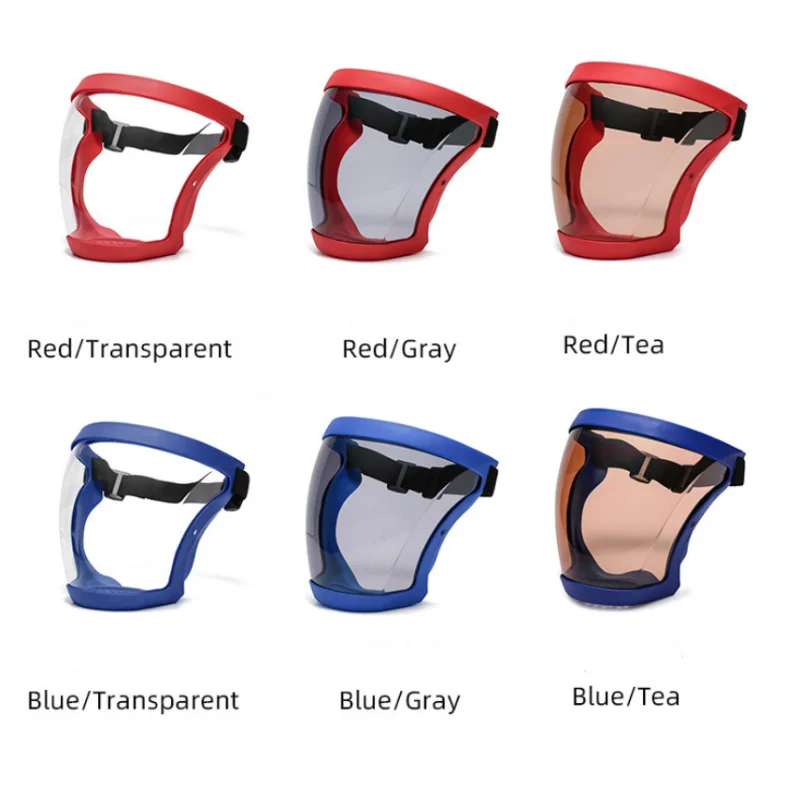 

Transparent Protective Mask Anti-fog Eye Protection Glasses Kitchen Tools Head Cover Screen Oil-splash Proof Windproof Mask