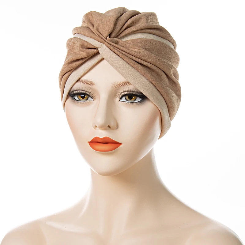 

New Women's Muslim Scarf Hijabs Turbans Underscarf African Headtie Islamic Scarf Hijab Inner Hat Headwrap Chemo Cap Head Wrap