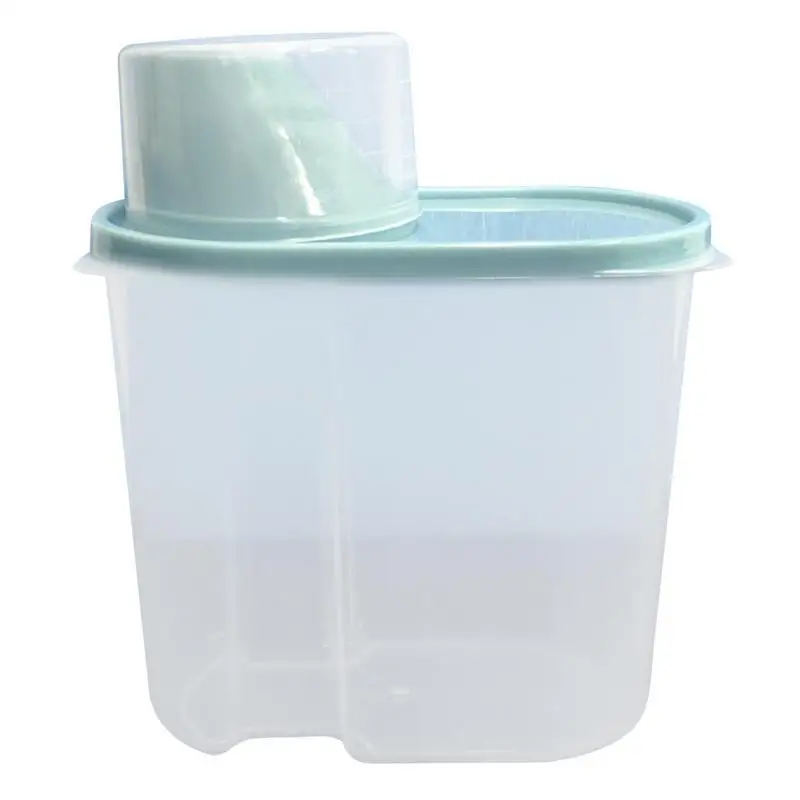 

Food Storage Jars Rice Dispenser Grain Bucket Comfortable To Hold Upper Silicone Cover Design Thick Design For Tea Rice Sugar