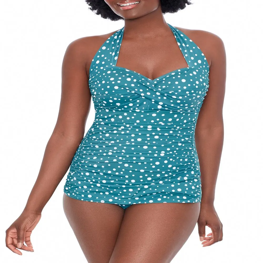 

Women`s Dotty Glam Sheath Swimsuit