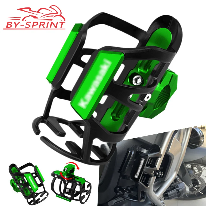 

For Kawasaki Z650 Z750 Z800 Z900 Z1000/SX Ninja400 650 1000 ZX-6R ZX-10R Moto Coffee Cup Water Bottle Holder Drink Insert Stand